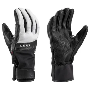 Lyžiarske rukavice LEKI Lightning 3D black/white 10.5