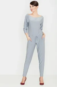 Lenitif Woman's Jumpsuit K145 Grey #825506