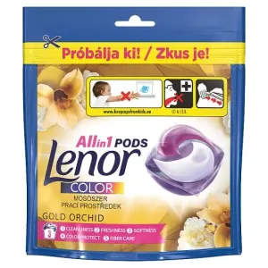 Lenor Allin1 PODs Gold Orchid Kapsuly Na Pranie 3 Prania, Pre Hygienické A Dôkladné Pranie