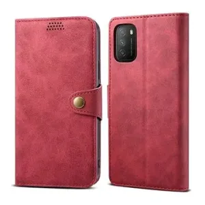 Lenuo Leather pre Xiaomi Poco M3, červené