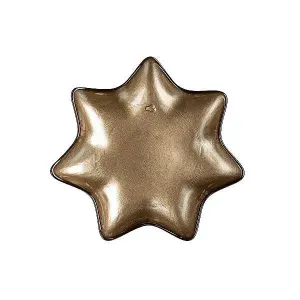 Leonardo CANDELA Miska hviezda zlatá 15 cm