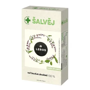 LEROS ŠALVIA bylinný čaj, nálevové vrecúška (inov.2021) 20x1,5 g (30 g)