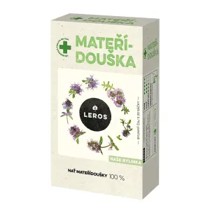 LEROS MATERINA DÚŠKA bylinný čaj, nálevové vrecúška (inov.2021) 20x1,5 g (30 g)