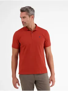 Orange men's basic polo T-shirt LERROS - Men