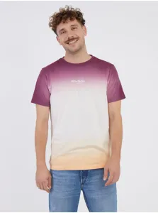 Orange-purple men's T-shirt LERROS - Mens #6866142