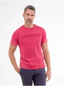 Tričká s krátkym rukávom pre mužov LERROS - ružová #5262729