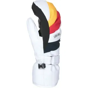 Level ULTRALITE Dámske lyžiarske rukavice, biela, veľkosť #8581224