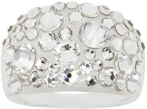 Levien Trblietavý prsteň s kryštálmi Bubble Crystal 53 mm