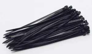 BB Tools Viazacie pásky 200x3,6 mm (50 ks/bal) čierna 23814