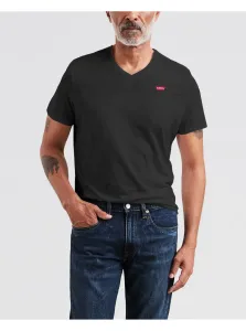 Levi's ORIG HM VNECK DEEP DEPTHS Pánske tričko, čierna, veľkosť L