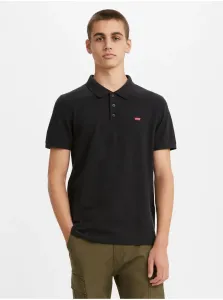 Levi's HM POLO MINERAL Pánske tričko polo, čierna, veľkosť M