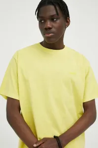 Bavlnené tričko Levi's žltá farba, jednofarebné #8692309
