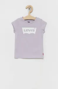 Detské bavlnené tričko Levi's fialová farba, #5339627
