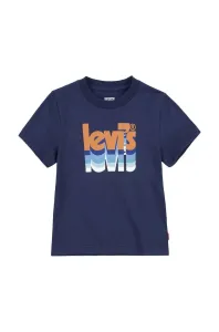 Detské bavlnené tričko Levi's tmavomodrá farba, s potlačou #8947217