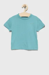 Detské bavlnené tričko Levi's tyrkysová farba, jednofarebný #6490514