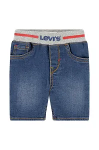 Detské rifľové krátke nohavice Levi's s potlačou