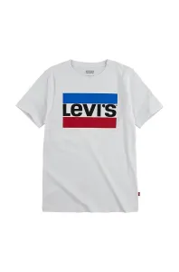 Detské tričko Levi's biela farba, s potlačou #5173584