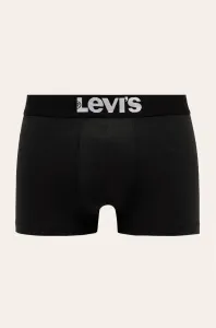 Levi's MEN SOLID BASIC TRUNK 2P Pánske boxerky, čierna, veľkosť S