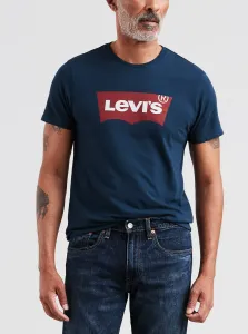 Tmavomodré pánske tričko s potlačou Levi's® #157326