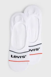 Ponožky Levi's (2-pak) 37157.0771-whitebluer, pánske, biela farba #212823