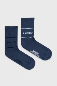 Ponožky Levi's (2-pak) pánske, tmavomodrá farba #4937802