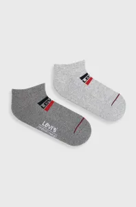 Ponožky Levi's 37157.0767-greycombo, pánske, šedá farba