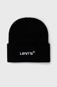 Čiapka Levi's D5548.0006-59, čierna farba