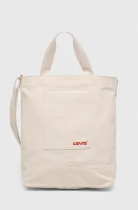 Bavlnená taška Levi's béžová farba #8835138