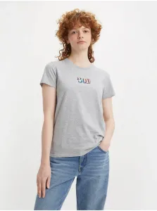 Levi's Grey Women's Annealed T-Shirt Levi's® 501 - Women #242589