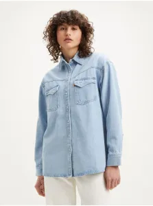 Levi's Light Blue Women's Denim Shirt Levi's® Dorsey Western - Women