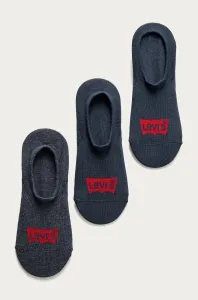 Levi's® FOOTIE HIGH RISE BATWING LOGO 3P Ponožky, čierna, veľkosť