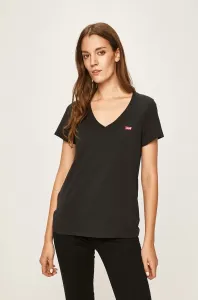 Levi's® PERFECT V-NECK TEE SHIRT Dámske tričko, čierna, veľkosť #159885