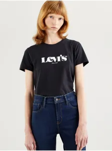 Levi's THE PERFECT TEE Dámske tričko, čierna, veľkosť #164951