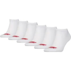 Levi's® LOW CUT BATWING LOGO 6P Unisexové ponožky, biela, veľkosť #9153117