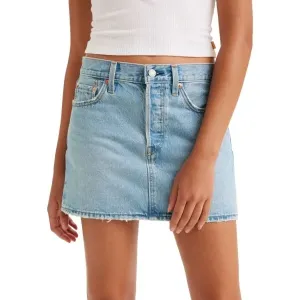Levi's® ICON Dámska džínsová sukňa, svetlomodrá, veľkosť #9012292