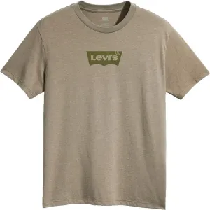 Levi's® GRAPHIC CREWNECK Pánske tričko, khaki, veľkosť