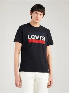 Levi's SPORTSWEAR LOGO GRAPHIC Pánske tričko, čierna, veľkosť L