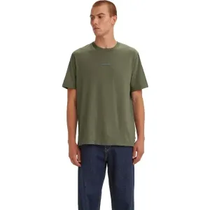 Levi's® SS RELAXED FIT TEE BW TAPE Pánske tričko, khaki, veľkosť #5822988