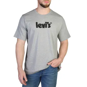Bavlnené tričko Levi's 16143.0392-Greys, šedá farba, melanžové