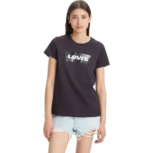 Levi's® THE PERFECT TEE CLEAR FOIL Dámske tričko, čierna, veľkosť #411078