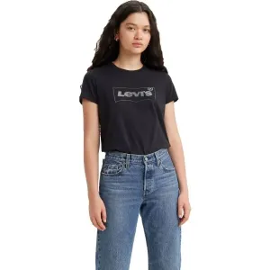 Levi's® THE PERFECT TEE Dámske tričko, čierna, veľkosť #4411307