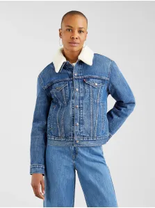 Levi's Blue Women's Denim Jacket with Fur Levi's® 3 In 1 Trucker - Women