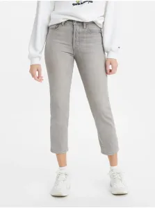 Levi's Grey Women's Shortened Straight Fit Jeans Levi's® - Women #711311
