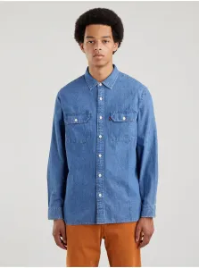 Modrá pánska rifľová košeľa Levi's® #708819