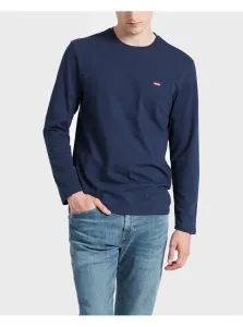 Levi's® LS ORIGINAL HM TEE Pánske tričko s dlhým rukávom, tmavo modrá, veľkosť #1057615