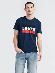 Levi's SPORTSWEAR LOGO GRAPHIC Pánske tričko, tmavo modrá, veľkosť L