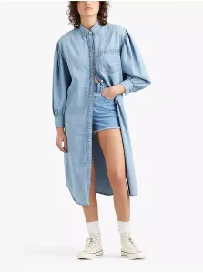 Levi's Light Blue Levi's® Osteria Du Denim Shirt Midi Dress - Women's