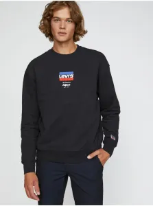 Levi's Black Men's Levi's® Relaxed T2 Graphic Crew Sweatshirt - Men
