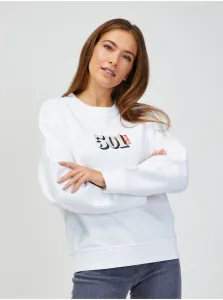 Levi's White Women's Sweatshirt Levi's® 501 - Women #634382