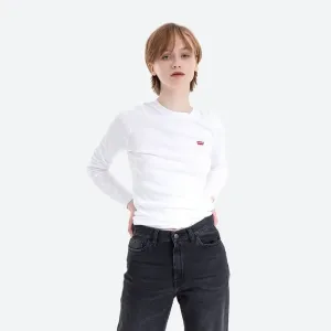 Levi's® LS BABY TEE Dámske tričko s dlhým rukávom, biela, veľkosť #1003243